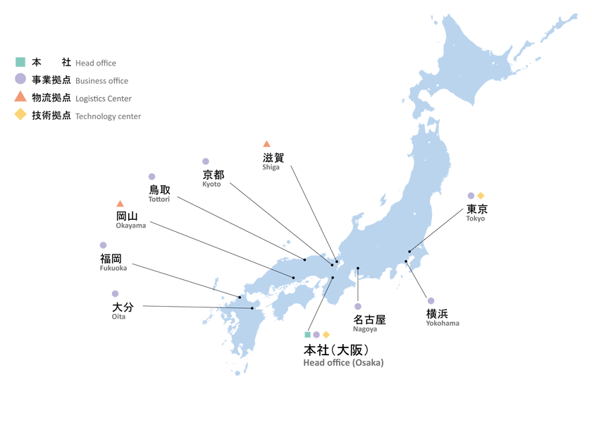 国内拠点マップ